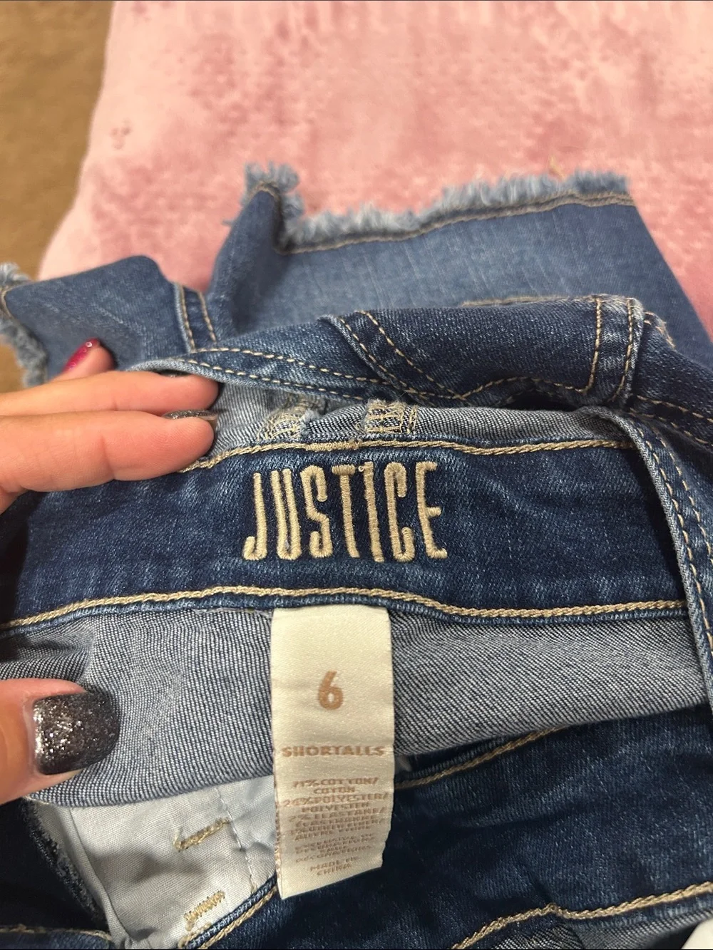 Justice dark denim